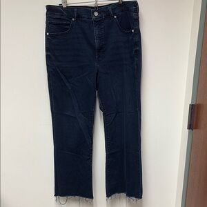 Express cropped flare jeans